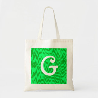 Abstract ZigZag Swirl Tote Bag