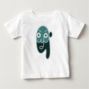 Abstract Zombie Face Baby T-Shirt