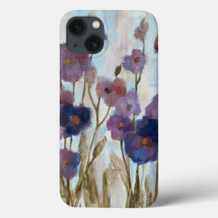 Abstracted Florals In Purple iPhone 13 Case
