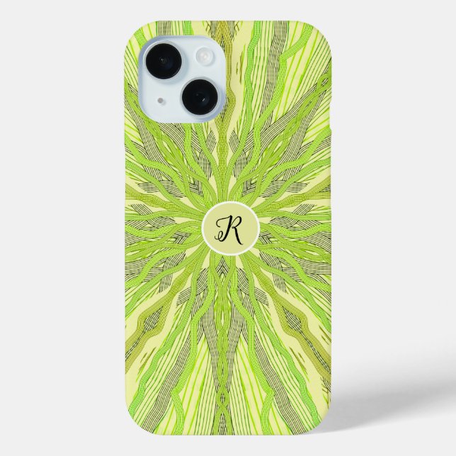 Abstracted green Case-Mate iPhone case (Back)