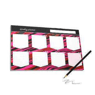 Abstracted painted background  notepad