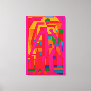 Abstracted Progress Canvas Print