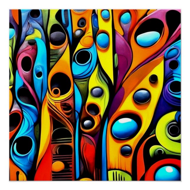 Abstracti Foliagi 4 Poster (Front)