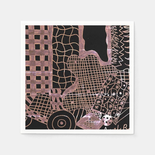 Abstraction 1 napkin (Front)