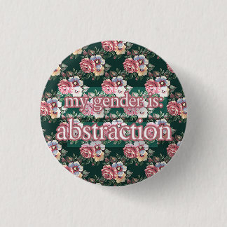 abstraction 3 cm round badge