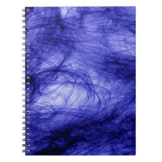 Abstraction Art Blue Haze Spiral Notebook