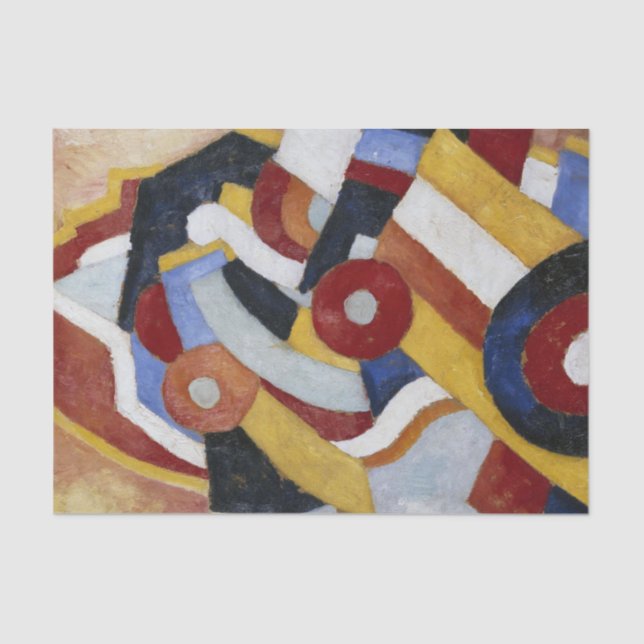 Abstraction by Marsden Hartley Tissue Paper (Front)