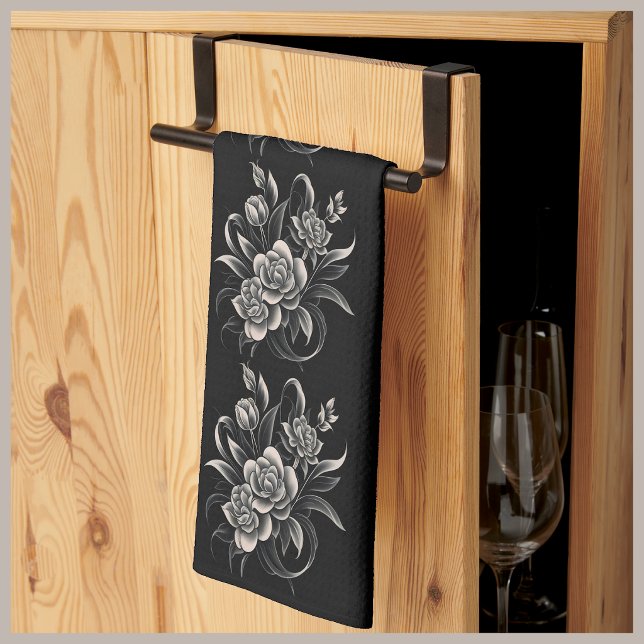 Abstraction Encapsulated Tea Towel (Abstraction Encapsulated Kitchen Towel)
