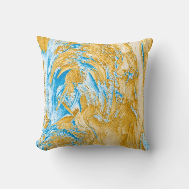 Abstraction: image in beautiful colours, in soft b cushion (Front)