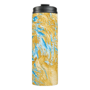 Abstraction: image in beautiful colours, in soft b thermal tumbler