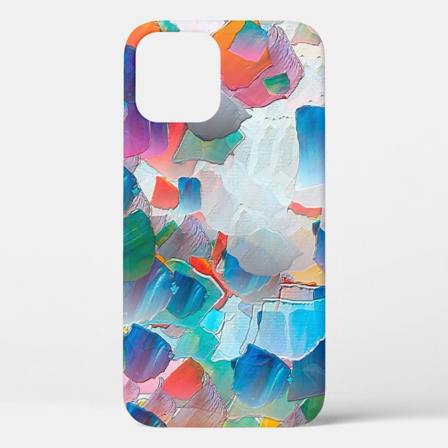 Abstraction oil painting. Creative design backgrou Case-Mate iPhone Case (Back)