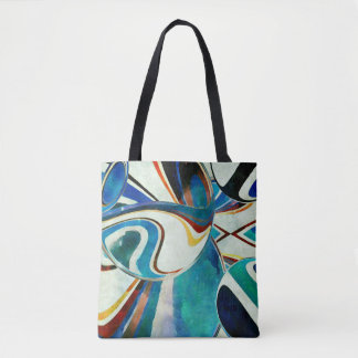 Abstraction with Geometric Spirit Tote Bag