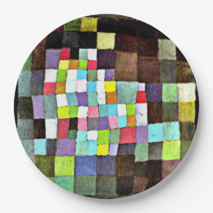 Abstraction with Reference to a Flowering Tree Paper Plate