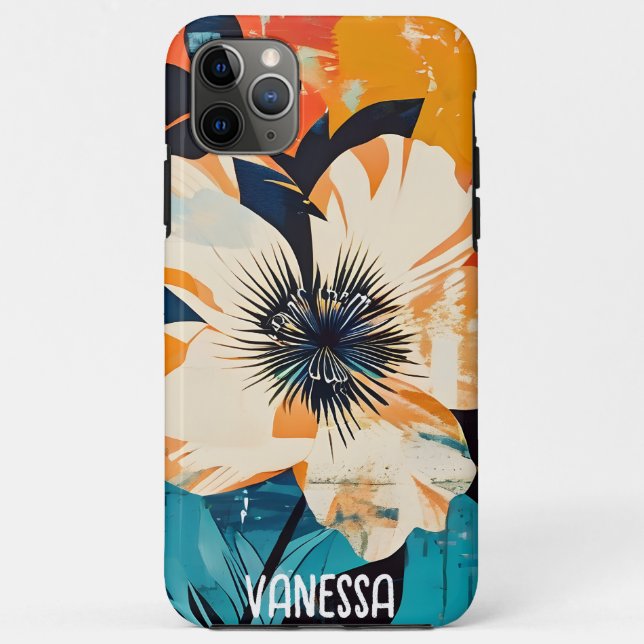 Abstractionist Flower Print Case-Mate iPhone Case (Back)