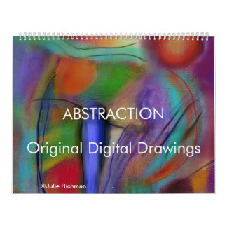 ABSTRACTIONS digital drawing calendar