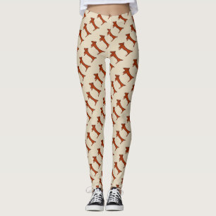 Abstracts Dachshund style, Leggings