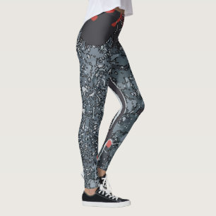 Abstracts Greys Matisse style, Leggings