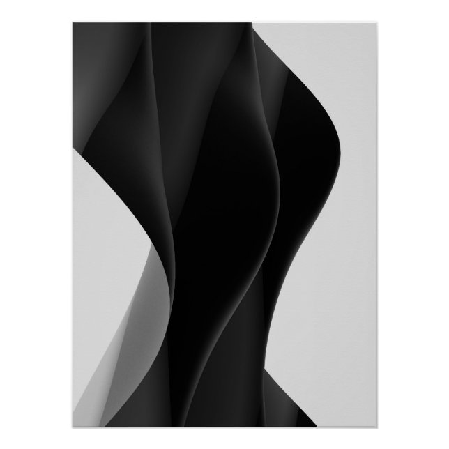 Abstrait BLACK Poster (Front)