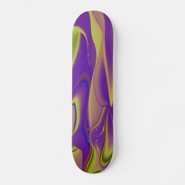 Abstrakt Regenbogen Skateboard (Front)