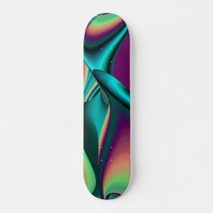 Abstrakter Regenbogen Skateboard