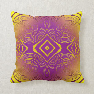 abstrct swirl pattern cushion