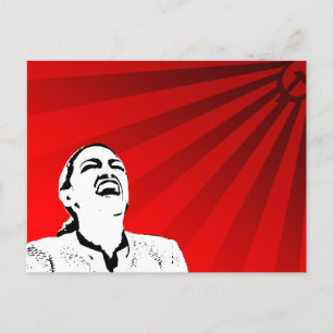 Absurd Political Message Postcard