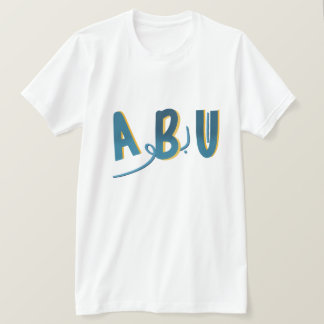 Abu Arabic Text T-Shirt
