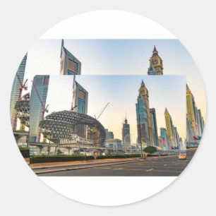 Abu Dhabi City Tour Classic Round Sticker