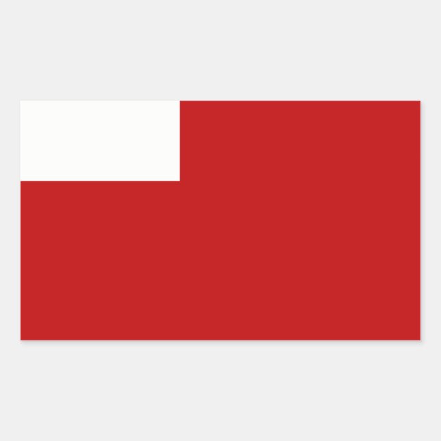 Abu Dhabi Flag - UAE/u.a.e. United Arab Emirates Rectangular Sticker (Front)