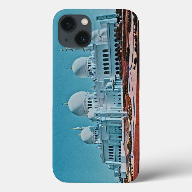 Abu Dhabi Mosque painting Case-Mate iPhone Case (Back)