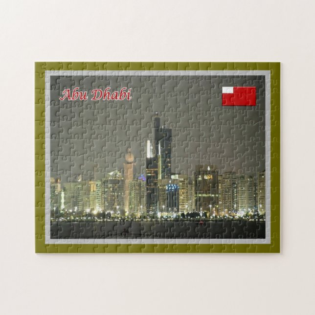 Abu Dhabi - Panorama - Jigsaw Puzzle (Horizontal)