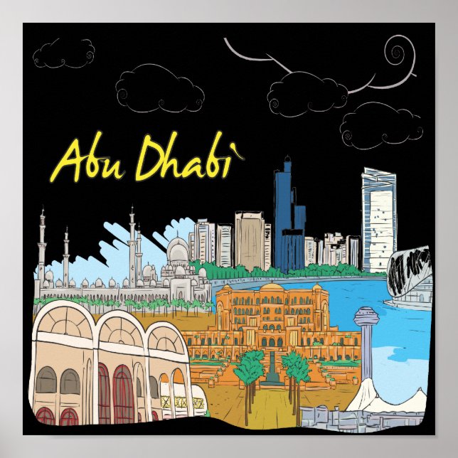 Abu Dhabi Poster (Front)