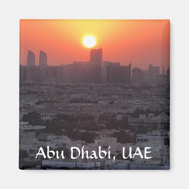 Abu Dhabi UAE Magnet (Front)