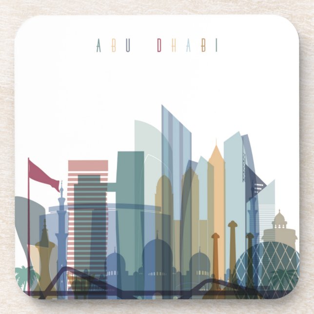 Abu Dhabi, United Arab Emirates | City Skyline Coaster (Front)
