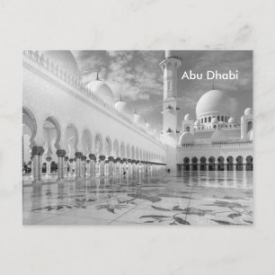 Abu Dhabi Vintage Travel Tourism Ad Postcard