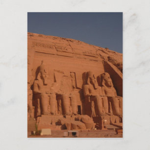 abu simbel kings postcard