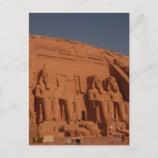 abu simbel kings postcard