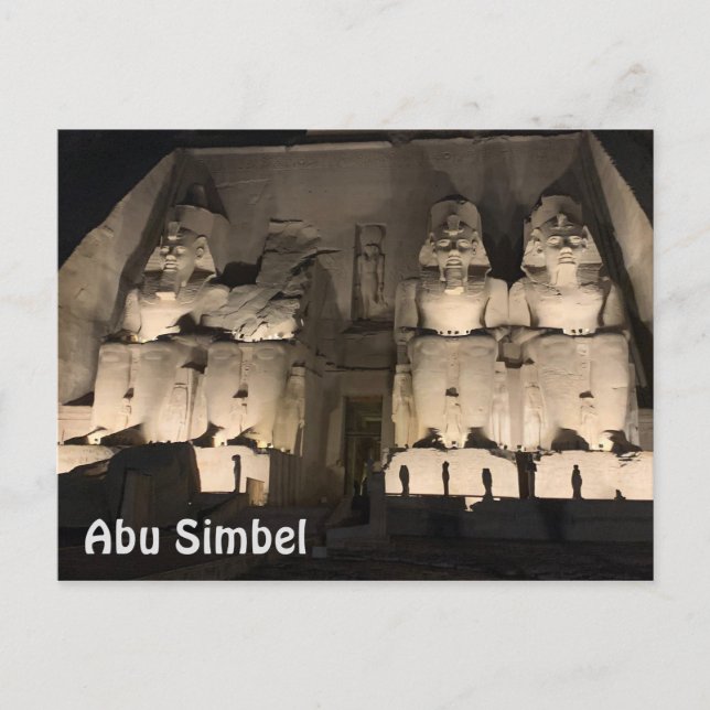 Abu Simbel Postcard (Front)