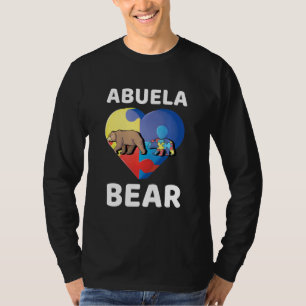 Abuela Bear World Autism Awareness Family Grandma  T-Shirt