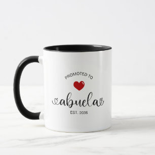 Abuela Established New Grandmother Gift Mug