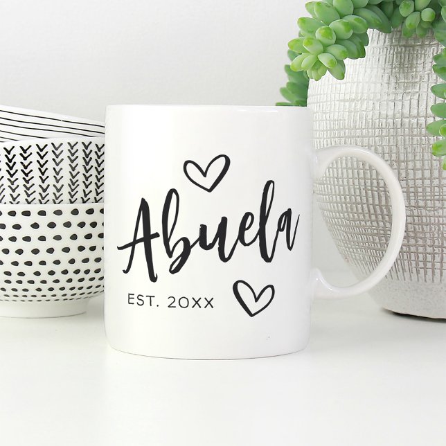 Abuela Year Established Grandma Coffee Mug (Creator Uploaded)