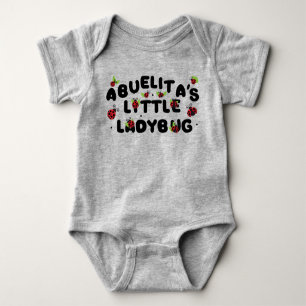 Abuelita's Little Ladybug - Cute Baby Bodysuit