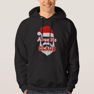 Abuelito Claus Christmas Santa Face Merry Ugly Swe Hoodie