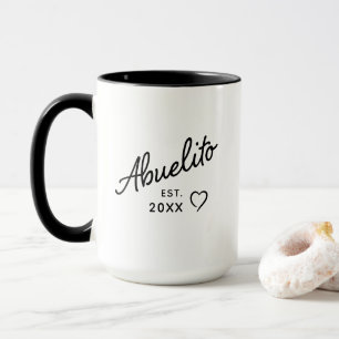Abuelito Est Year Pregnancy Reveal & Father’s Day Mug
