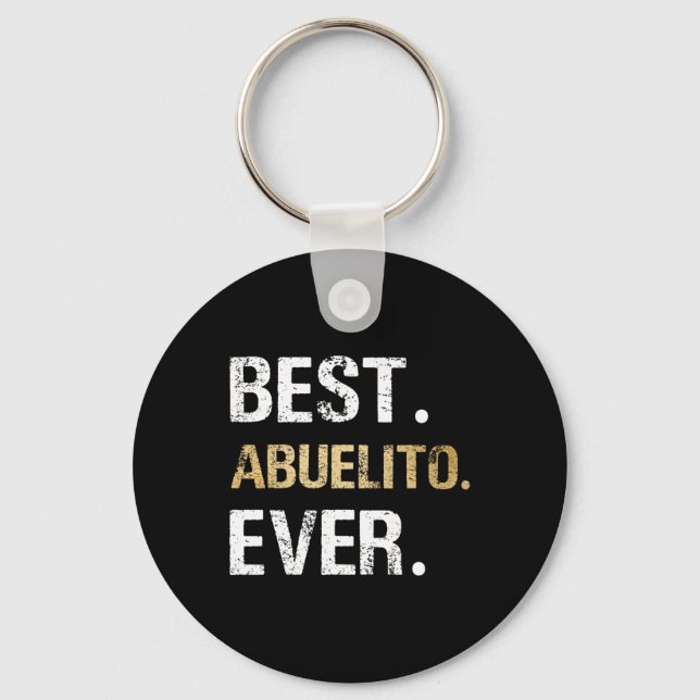 Abuelito Ever Graphic Gift From Granddaughter Gran Key Ring (Front)