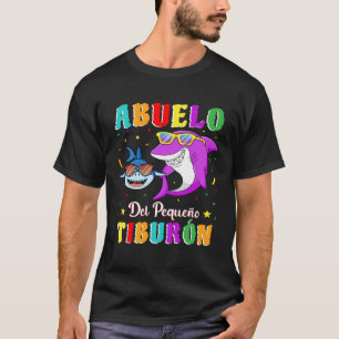 Abuelo del Pequeño Tiburón nieto cumpleaños tiburó T-Shirt