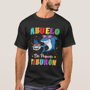 Abuelo del Pequeño Tiburón nieto cumpleaños tiburó T-Shirt