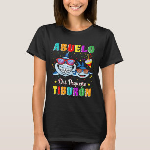 Abuelo del Pequeño Tiburón nieto cumpleaños tiburó T-Shirt
