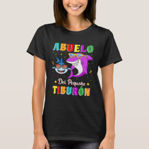 Abuelo del Pequeño Tiburón nieto cumpleaños tiburó T-Shirt