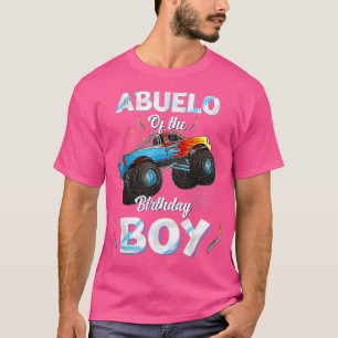 Abuelo Of The Birthday Boy Monster Truck Bday Wome T-Shirt
